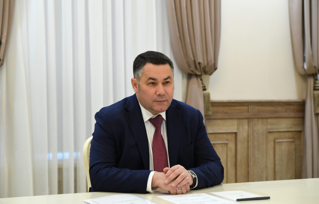 Игорь Руденя встретился с главой Торжокского района Еленой Хохловой Игорь Руденя встретился с главой Торжокского района Еленой Хохловой