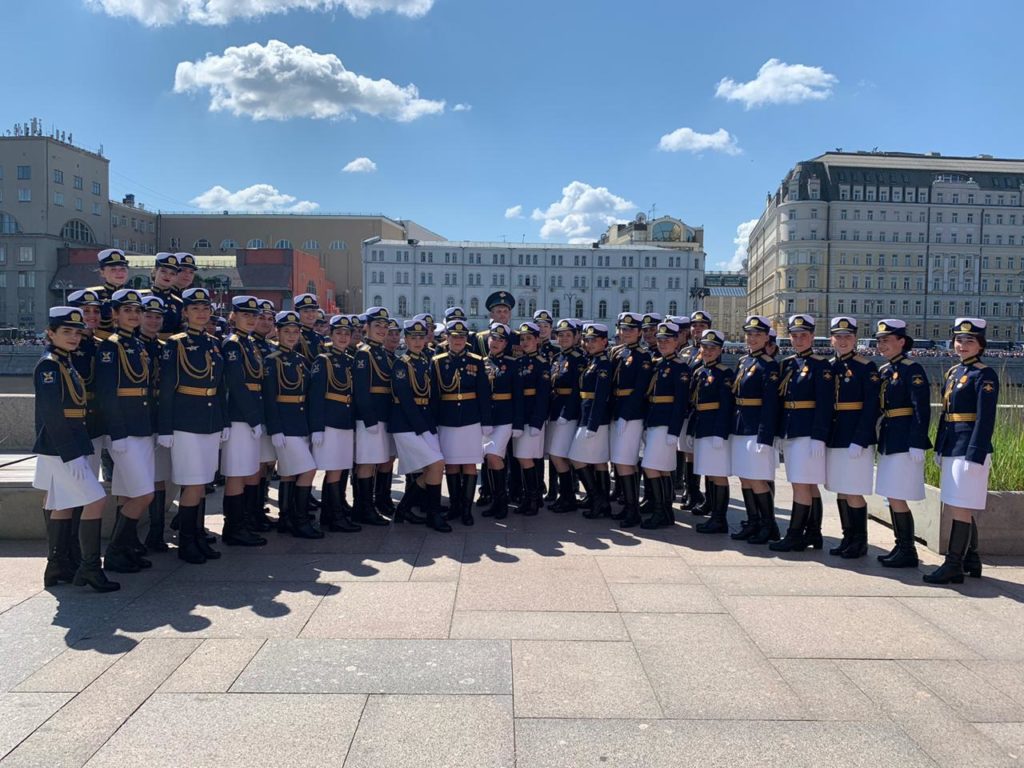 Суворовцы, курсантки ВКО, юнармейцы и авиация Тверской области приняли участие в Параде Победы в Москве