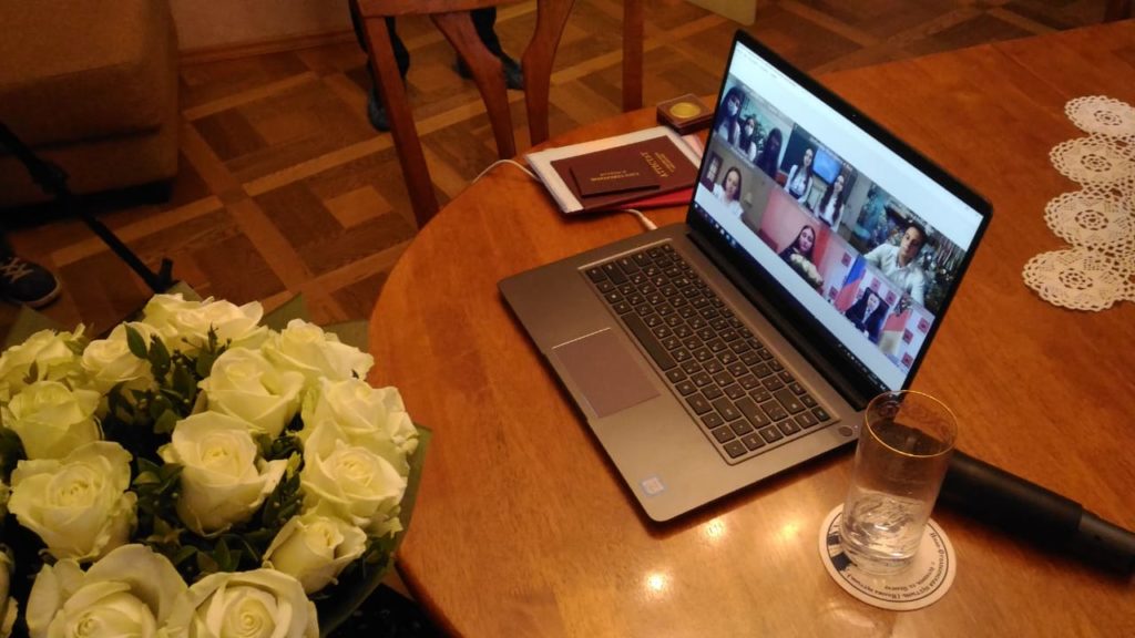 Золотые медалисты пообщались с губернатором Тверской области по видеосвязи