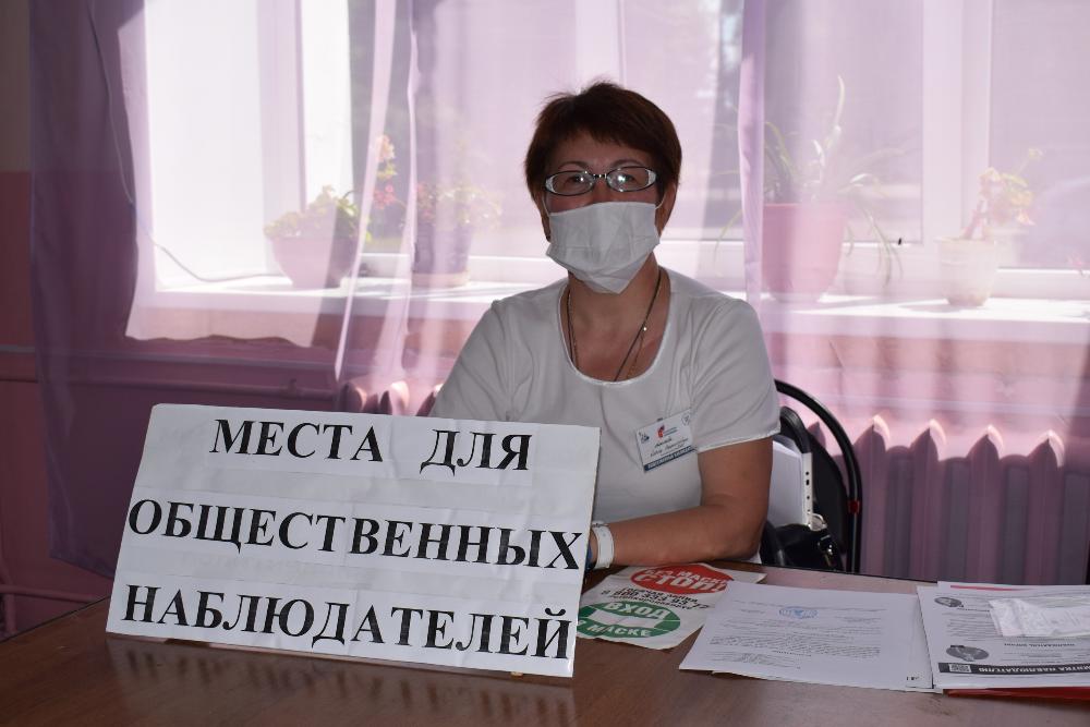 Ольга Алимова: Голосование проходит с соблюдением всех мер Ольга Алимова: Голосование проходит с соблюдением всех мер