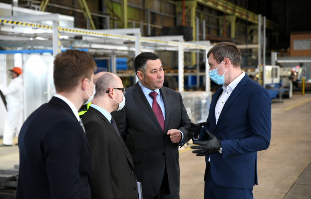 Губернатор Тверской области посетил предприятие «Экомашгрупп»