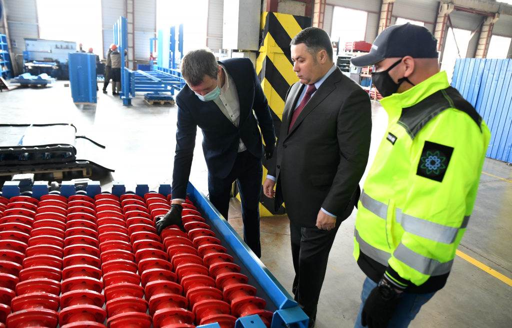 Губернатор Тверской области посетил предприятие «Экомашгрупп»