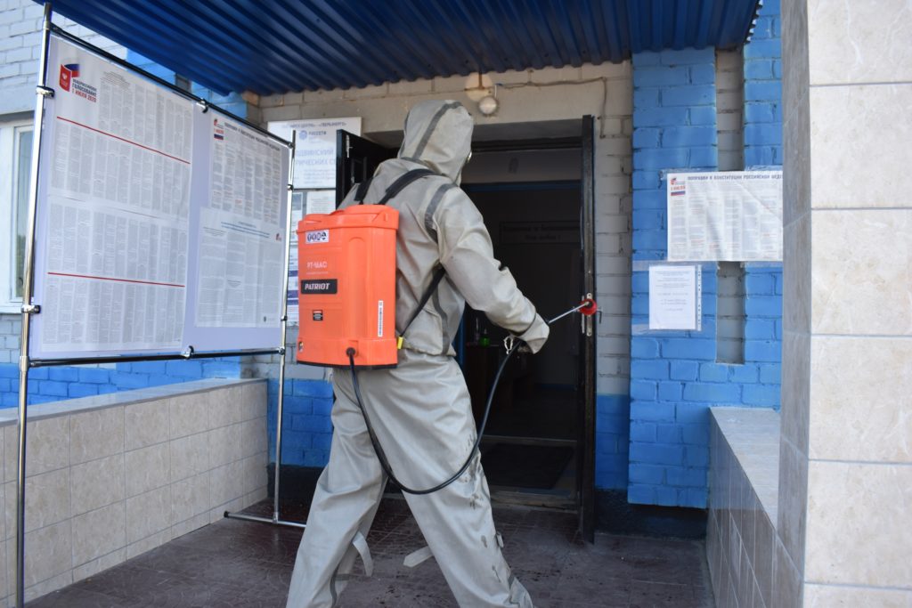 В Западнодвинском районе голосование по поправкам проходит с соблюдением необходимых мер безопасности