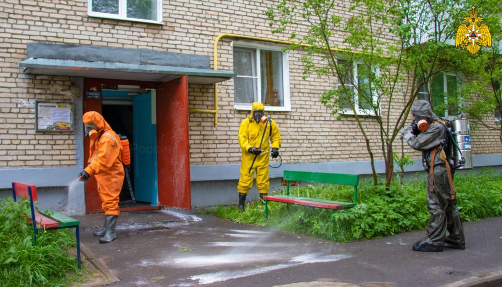 В Тверской области продолжается обработка общественных мест