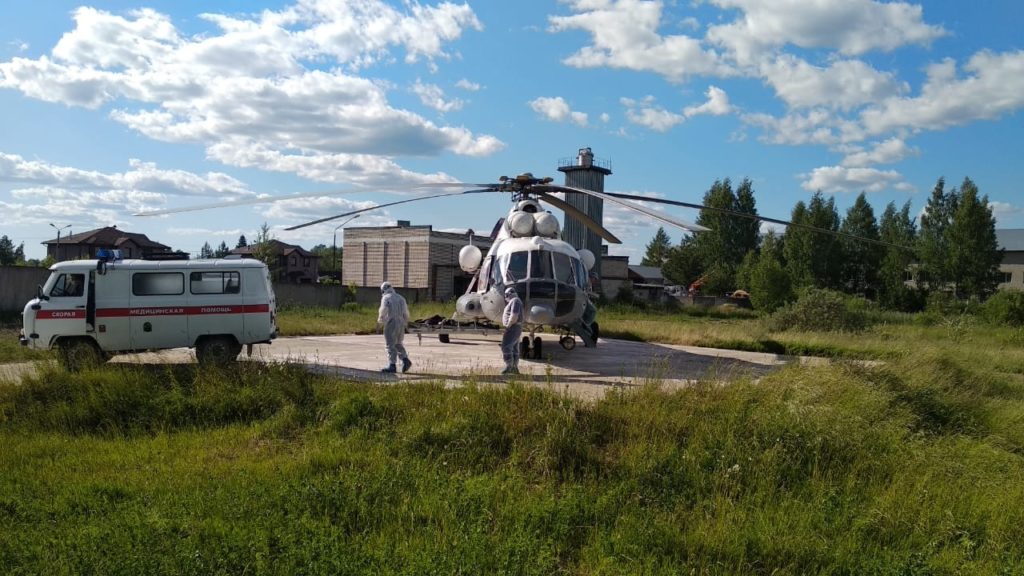 Вертолёт санавиации доставил трех пациентов в Тверь