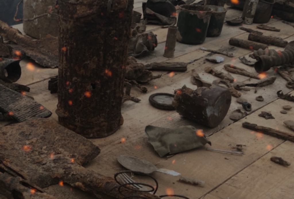 Перед началом строительства на территории Ржевского материла были найдены взрывоопасные предметы