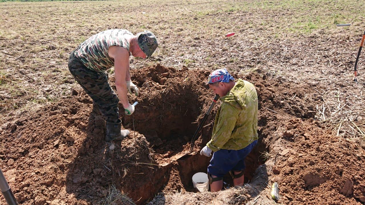 В Тверской области нашли останки красноармейцев
