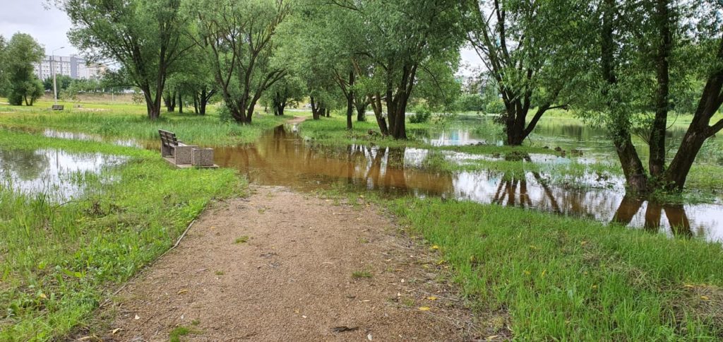 В Твери затопило ландшафтный парк Тьмака