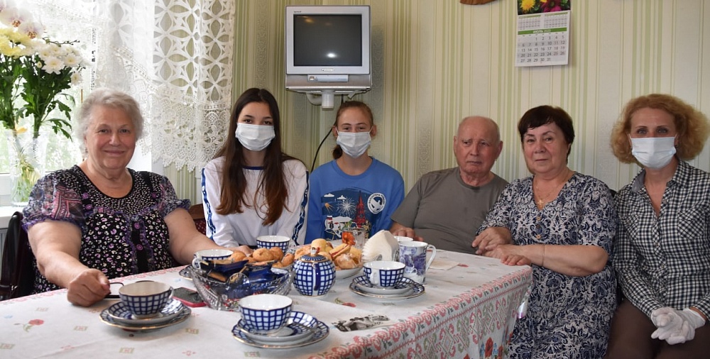 "Детей войны" Тверской области навестили молодогвардейцы "Детей войны" Тверской области навестили молодогвардейцы