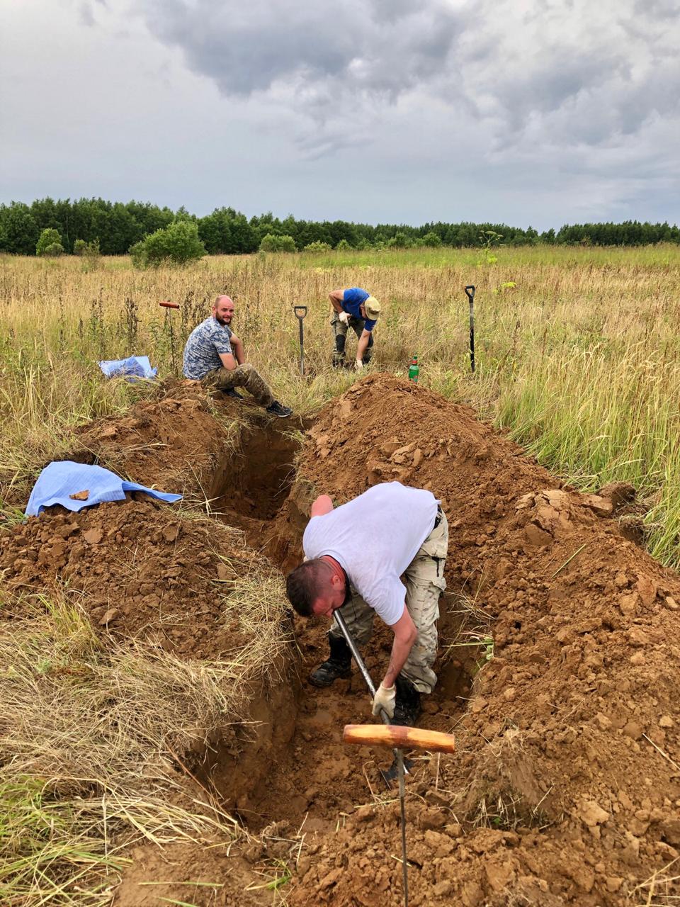 В Тверской области нашли останки красноармейцев