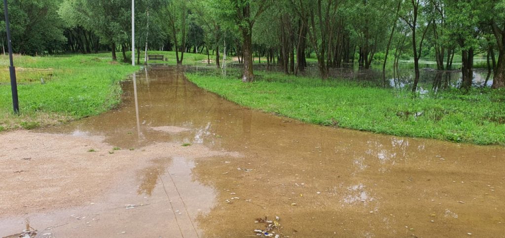 В Твери затопило ландшафтный парк Тьмака