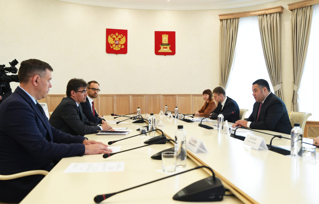 Губернатор обсудил с «Шелл Нефть» создание индустриального парка «Торжок» в Тверской области
