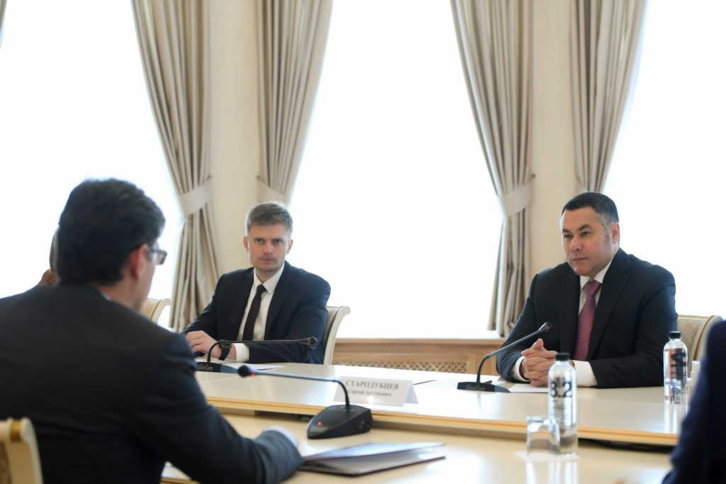 Губернатор обсудил с «Шелл Нефть» создание индустриального парка «Торжок» в Тверской области