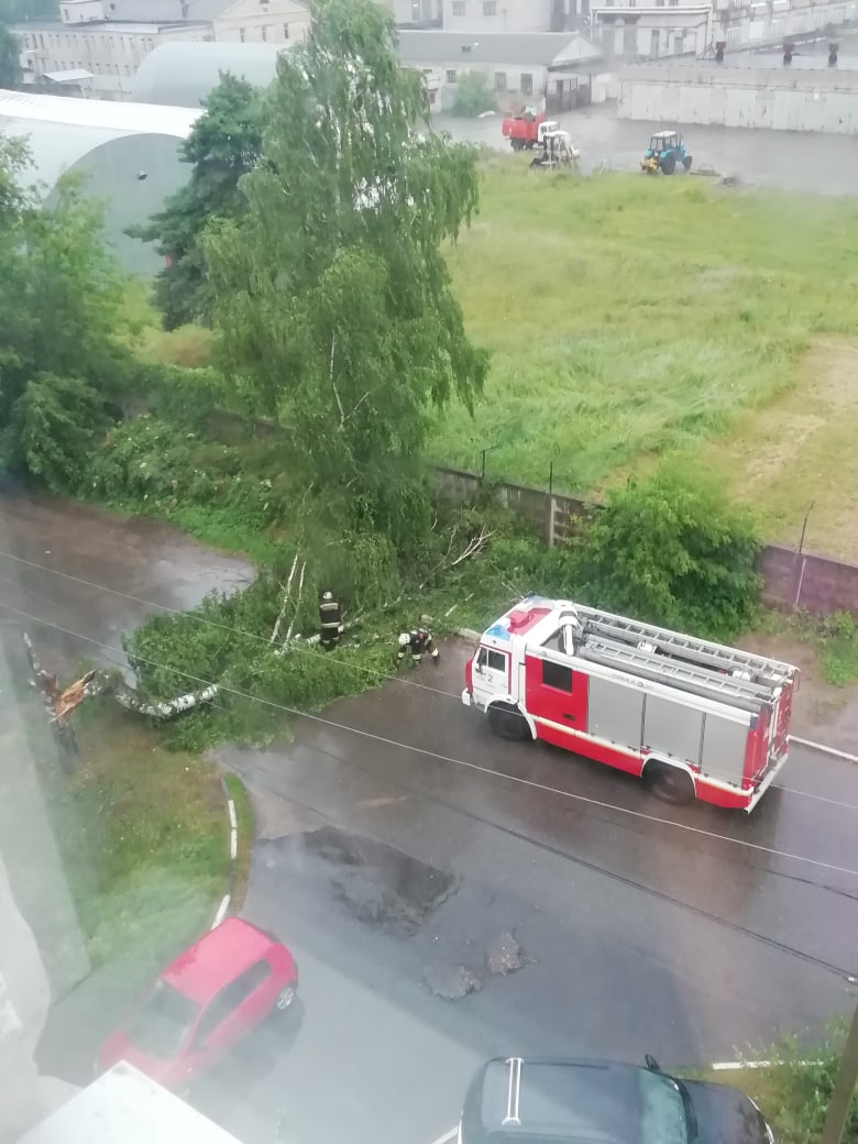В Тверской области разбушевалась стихия
