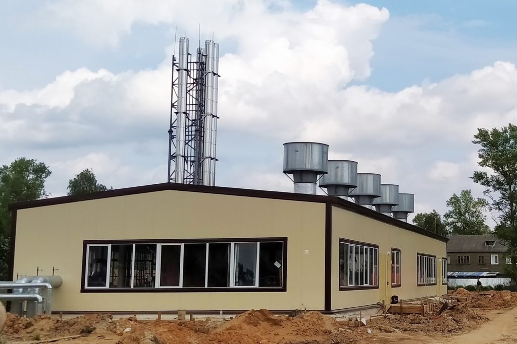 В Нелидово завершается строительство котельной