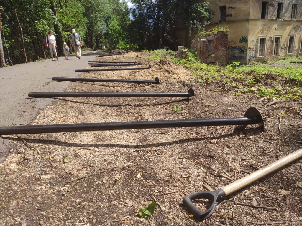 Тверской парк «Воксал» готовится к ограждению территории