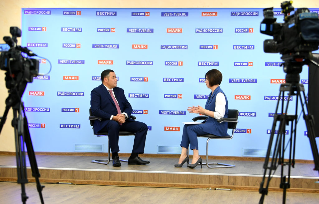 Игорь Руденя поблагодарил жителей Верхневолжья за участие в Общероссийском голосовании