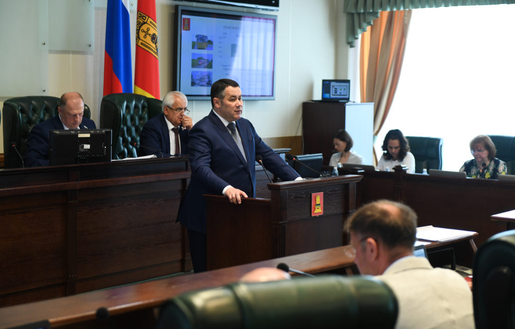 Игорь Руденя выступит в Законодательном Собрании Тверской области в рамках ежегодного отчета Игорь Руденя выступит в Законодательном Собрании Тверской области в рамках ежегодного отчета