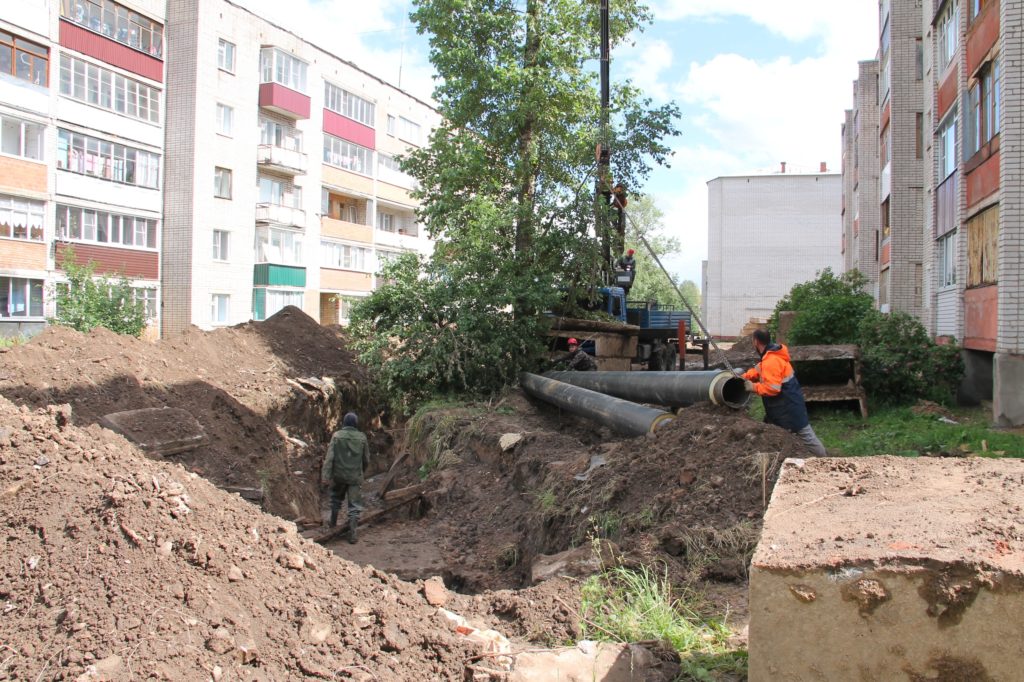 В Нелидовском городском округе отремонтировали полтора километра отопительных труб