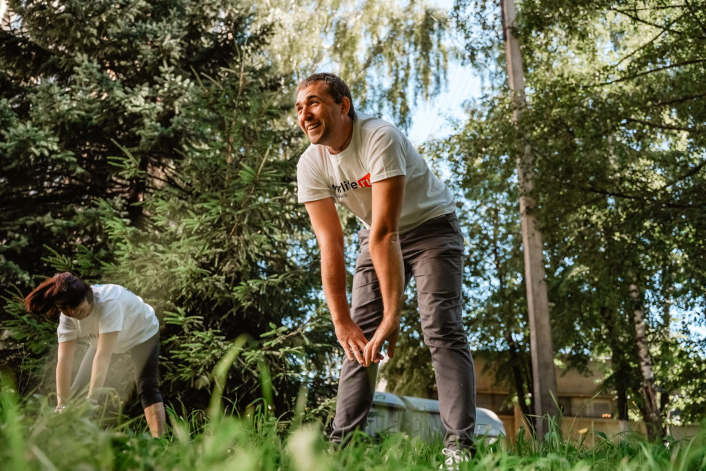 Сотрудники медиахолдинга Тверской области начали рабочий день с зарядки