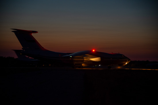 Самолеты Ил-76 поднялись в небо над Тверью