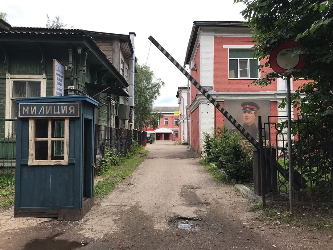 Морозовский городок в Твери превратился в съемочную площадку