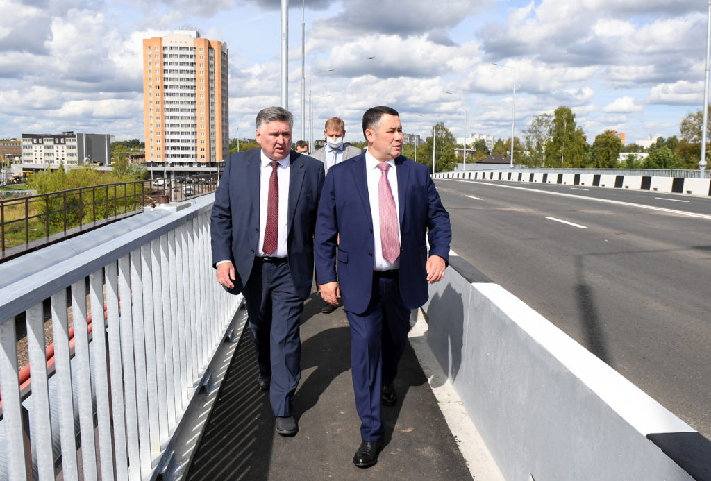 Игорь Руденя посетил с инспекцией Крупский мост