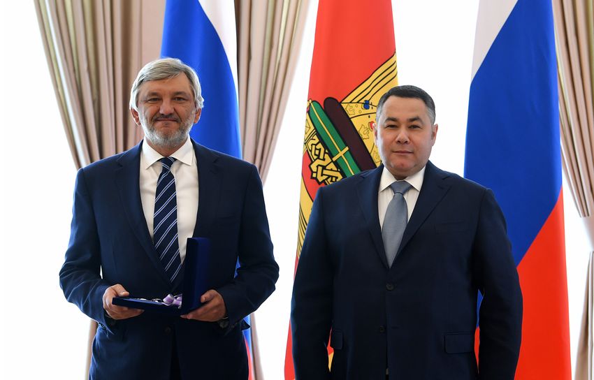 Тверской губернатор наградил Игоря Бутмана и Сергея Попова за помощь региону в борьбе с коронавирусом