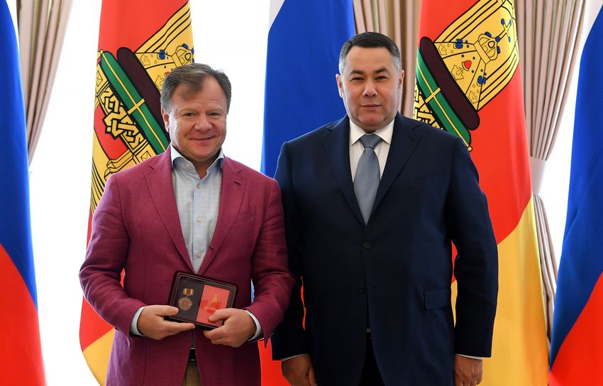 Тверской губернатор наградил Игоря Бутмана и Сергея Попова за помощь региону в борьбе с коронавирусом