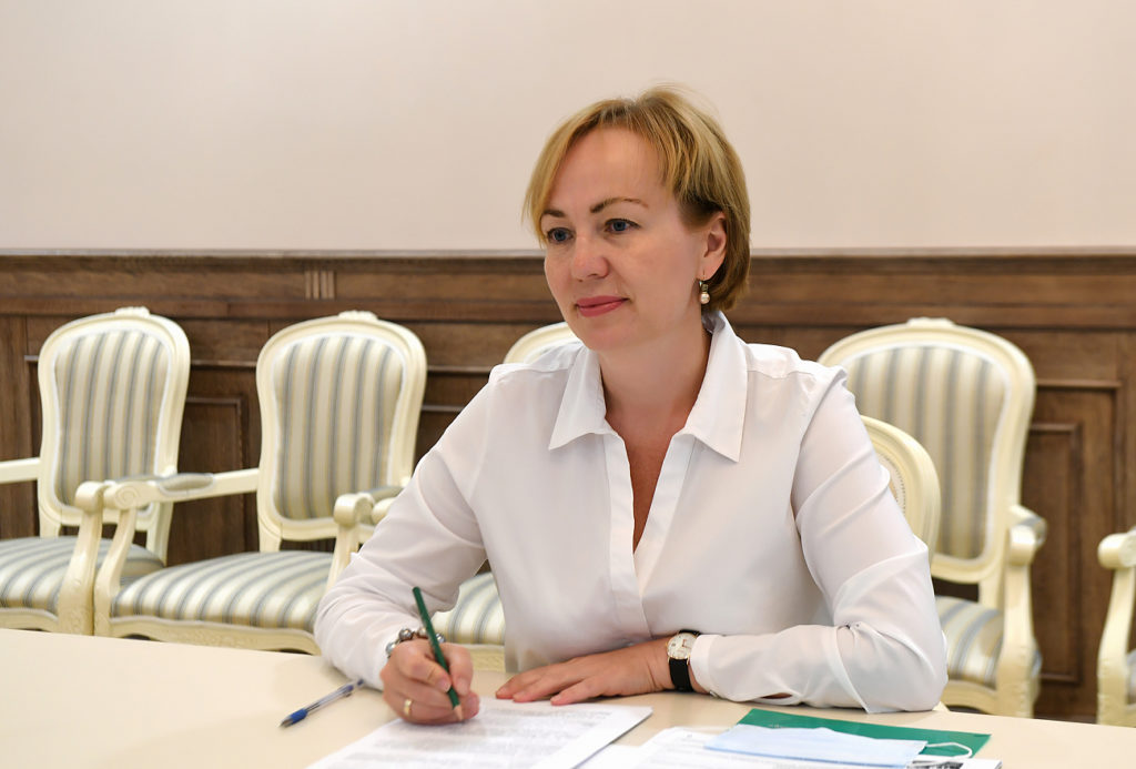 Игорь Руденя встретился с главой Торжокского района Еленой Хохловой