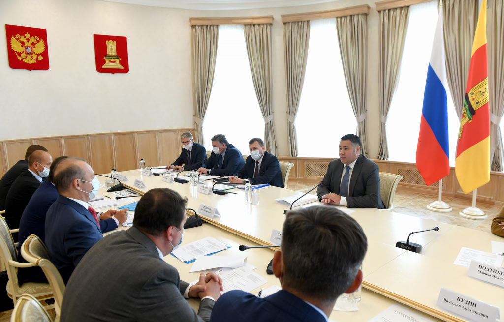 Игорь Руденя обсудил с руководством ПАО «Газпром» газификацию Тверской области