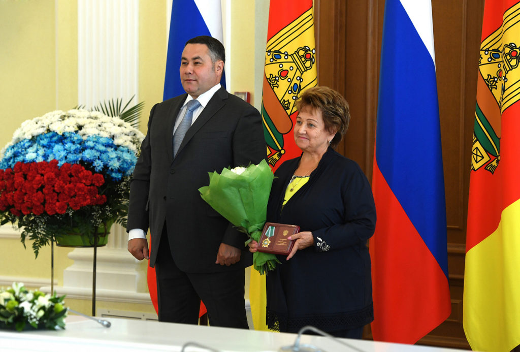 Игорь Руденя вручил госнаграды выдающимся жителям Тверской области Игорь Руденя вручил госнаграды выдающимся жителям Тверской области