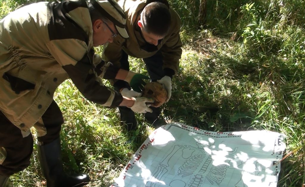 Останки 24-х бойцов подняли поисковики в Тверской области Останки 24-х бойцов подняли поисковики в Тверской области