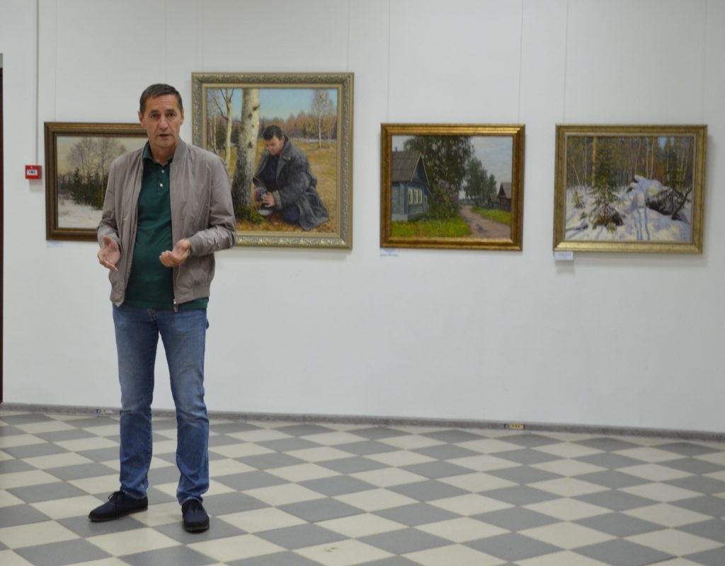 Выставка живописи художника Владимира Филиппова открылась в Тверской области