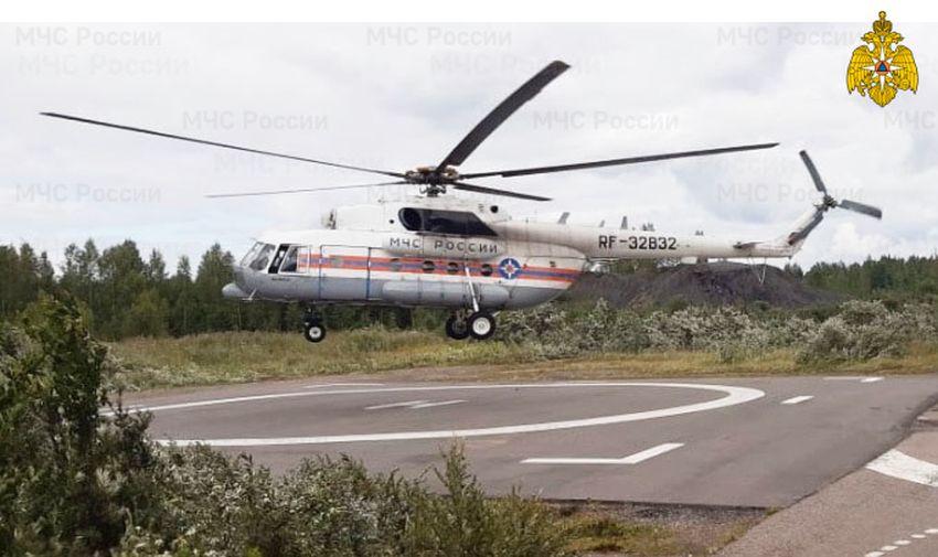 Вертолет санавиации вылетал в Удомлю для спасения мужчины Вертолет санавиации вылетал в Удомлю для спасения мужчины