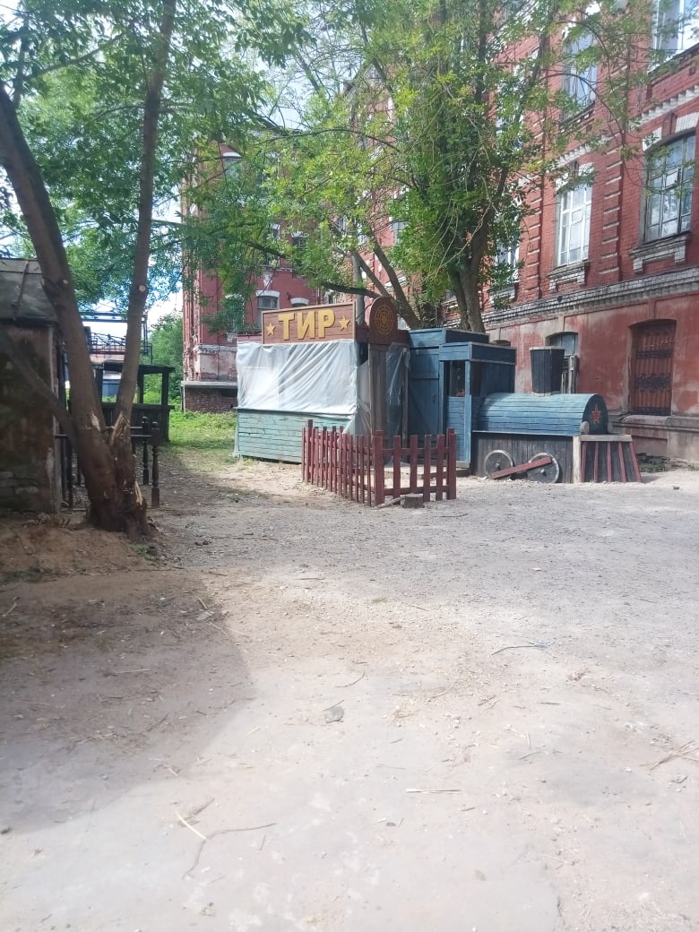 Морозовский городок в Твери превратился в съемочную площадку