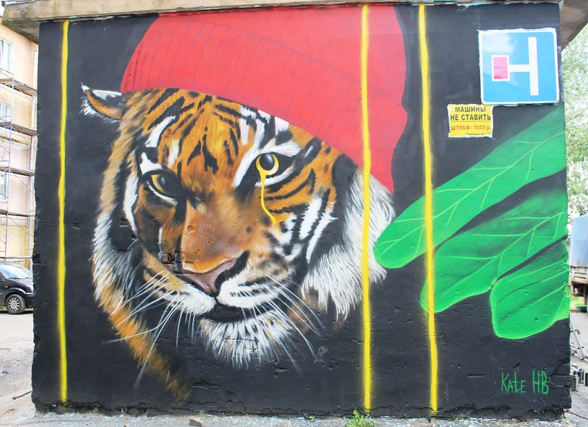 В Твери уличные художники превращают унылые подстанции в арт-объекты