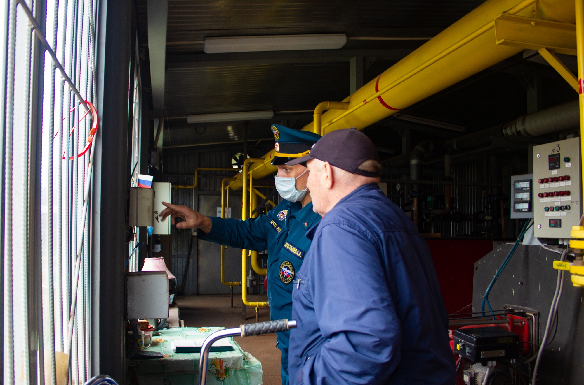 Тверские спасатели проверили пожарную безопасность объектов теплоснабжения