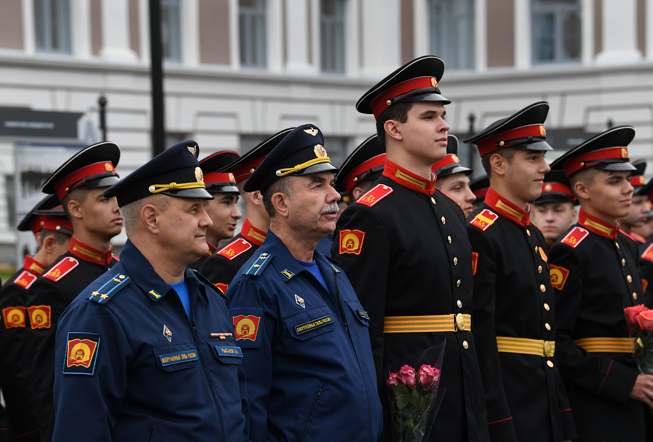 Заместитель Председателя Правительства России и губернатор Тверской области открыли новый комплекс суворовского училища