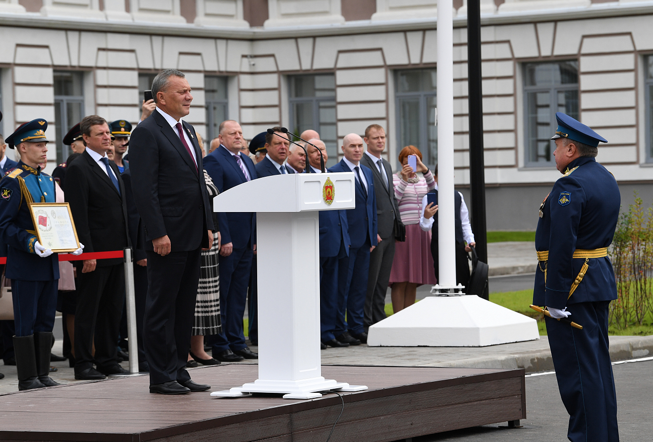 Заместитель Председателя Правительства России и губернатор Тверской области открыли новый комплекс суворовского училища