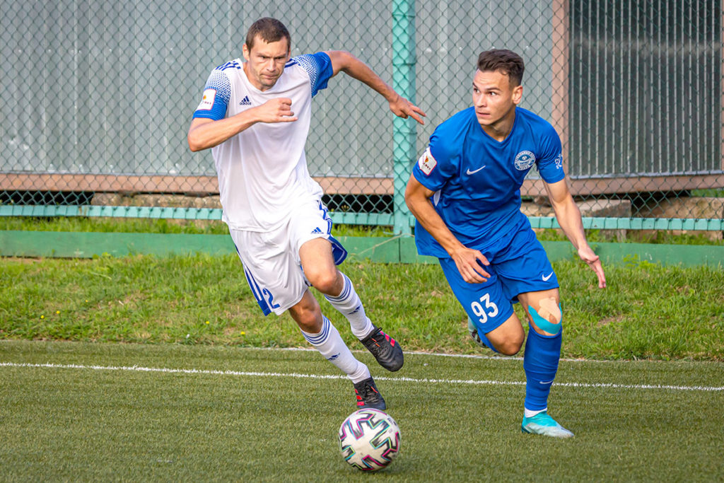 На матч в Тверь приехала профессиональная футбольная команда из Ленинградской области