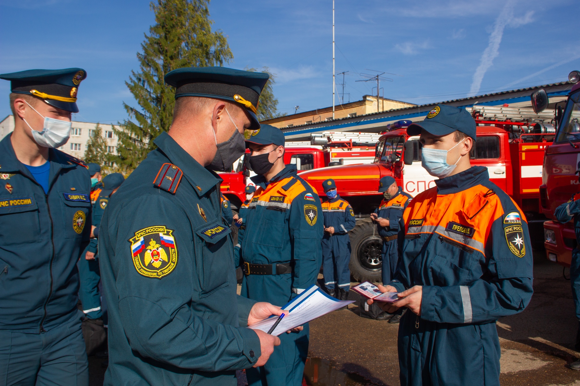 Тверские спасатели принимают участие в учениях