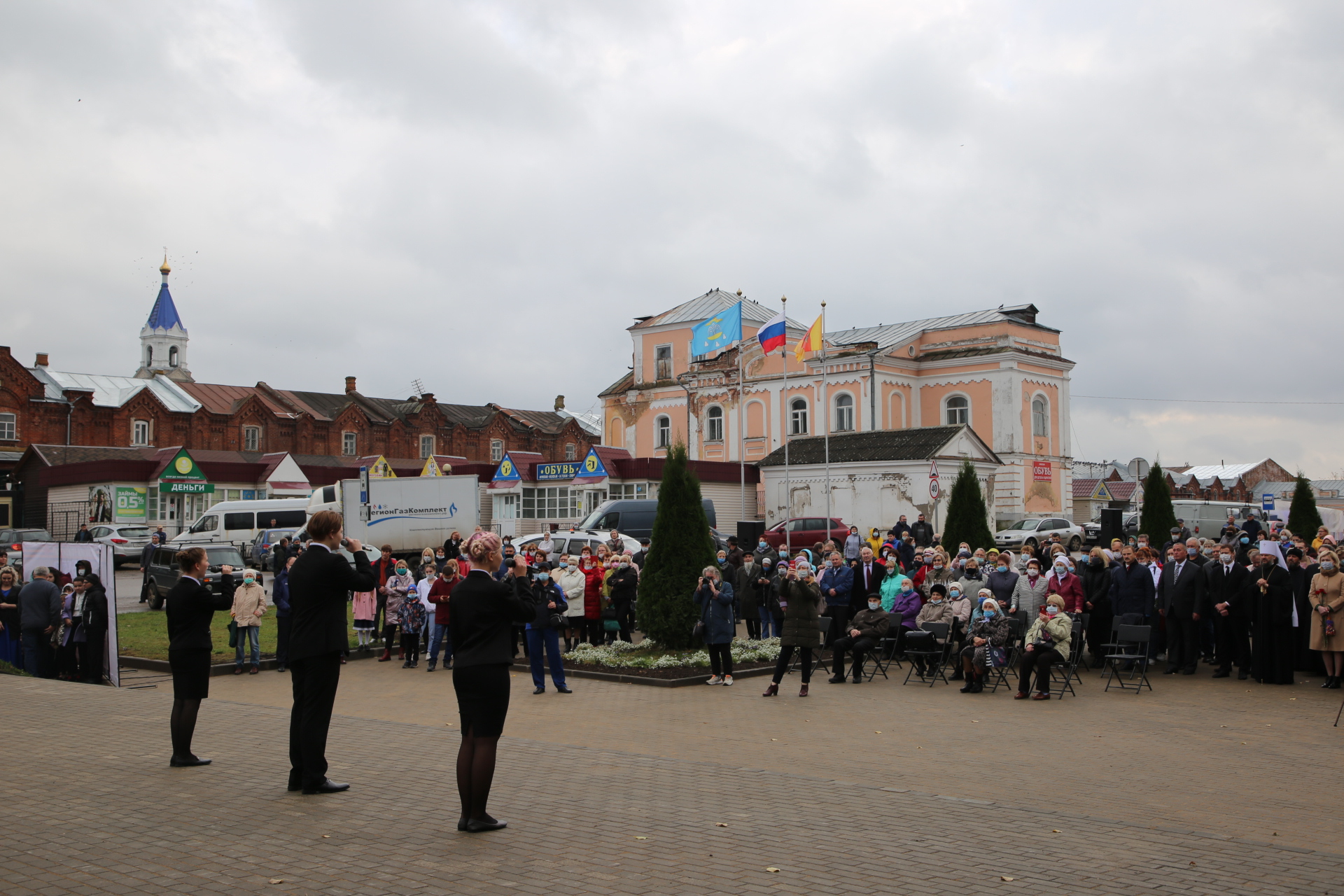 В память о воинах Великой Отечественной войны в Тверской области открыли новый памятник