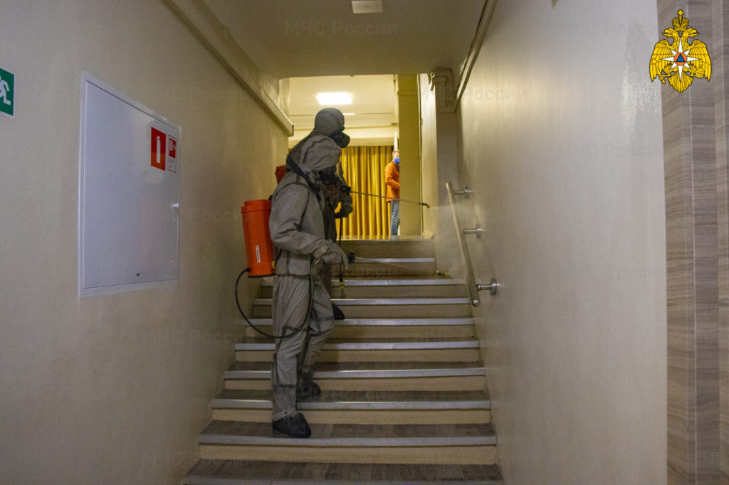 Тверскую филармонию обработали от коронавируса