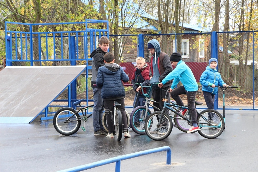 Скейт-парк появился в районе Тверской области