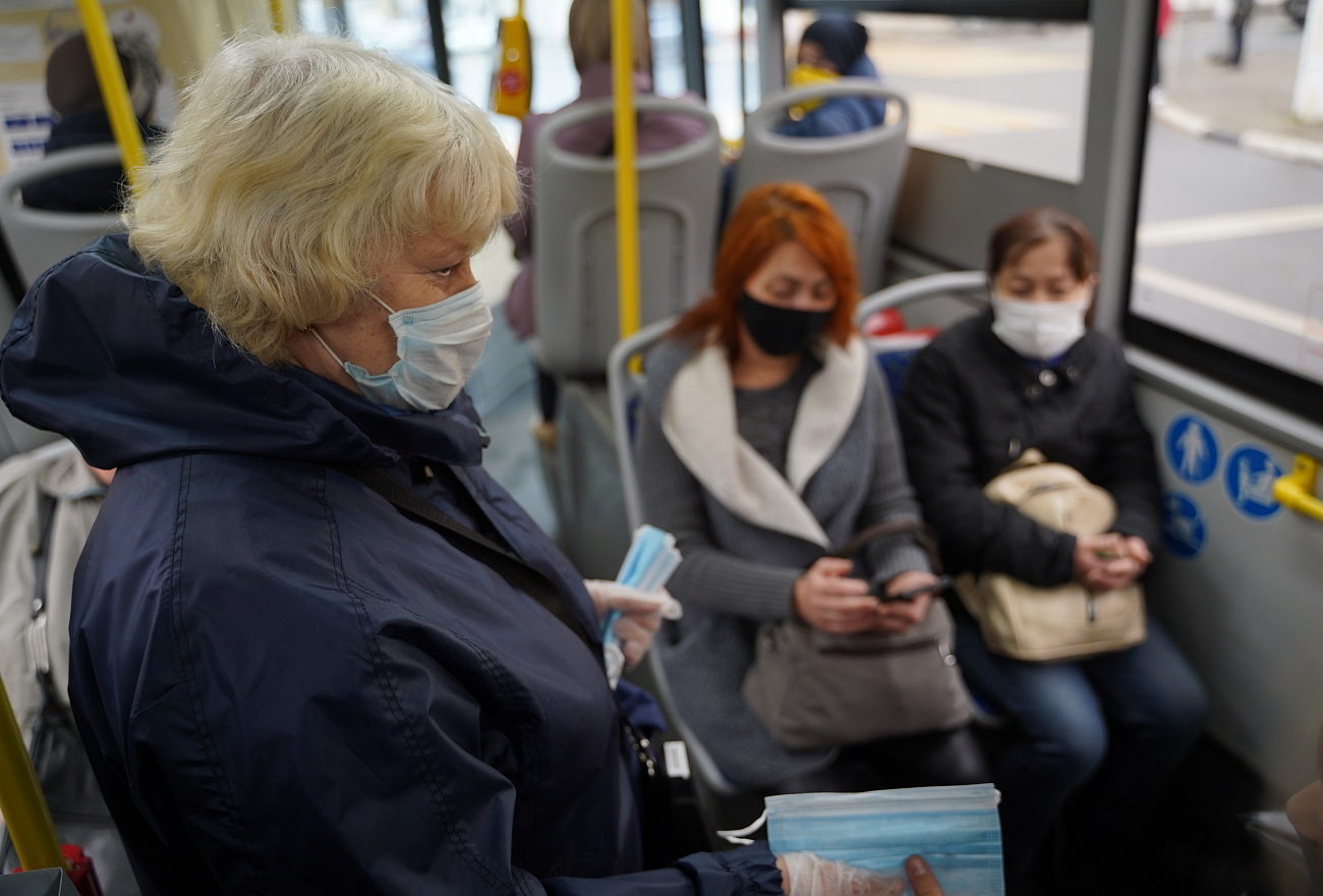 9000 масок бесплатно раздадут пассажирам в "Транспорте Верхневолжья"