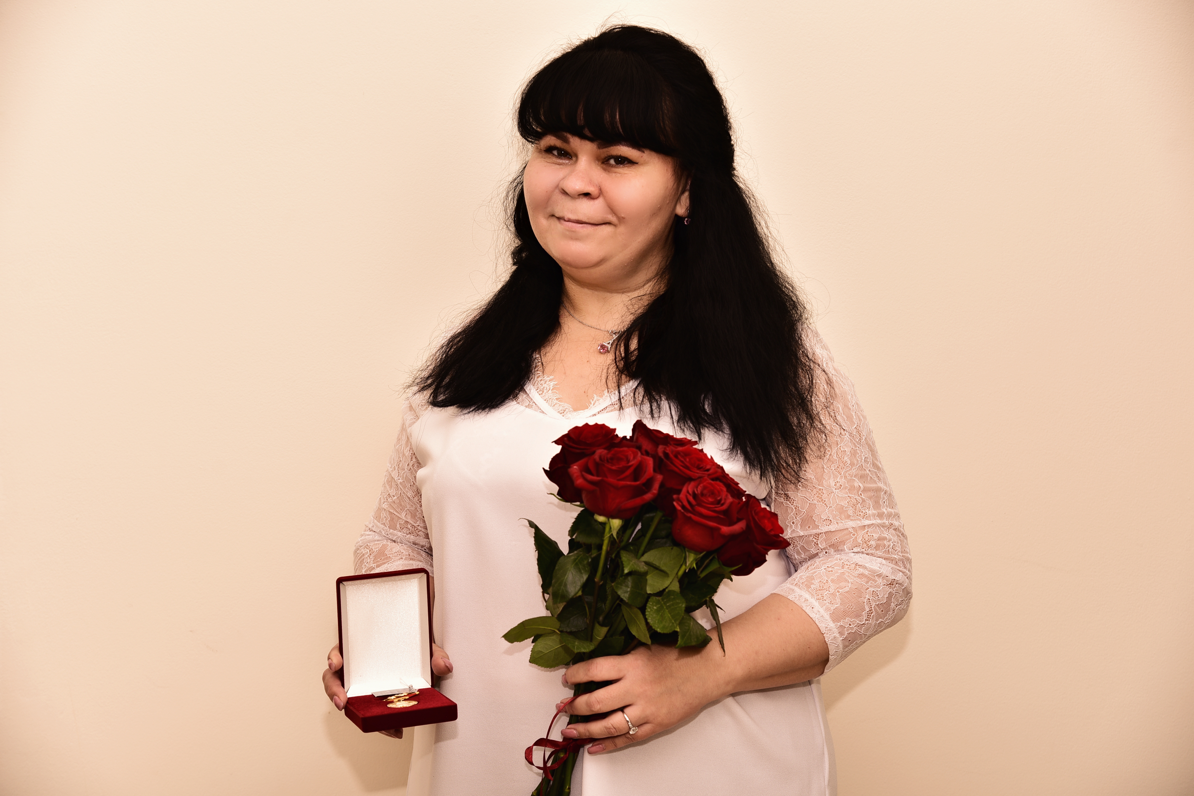 Почётного знака «Слава матери» удостоена жительница Твери Наталья Букатина