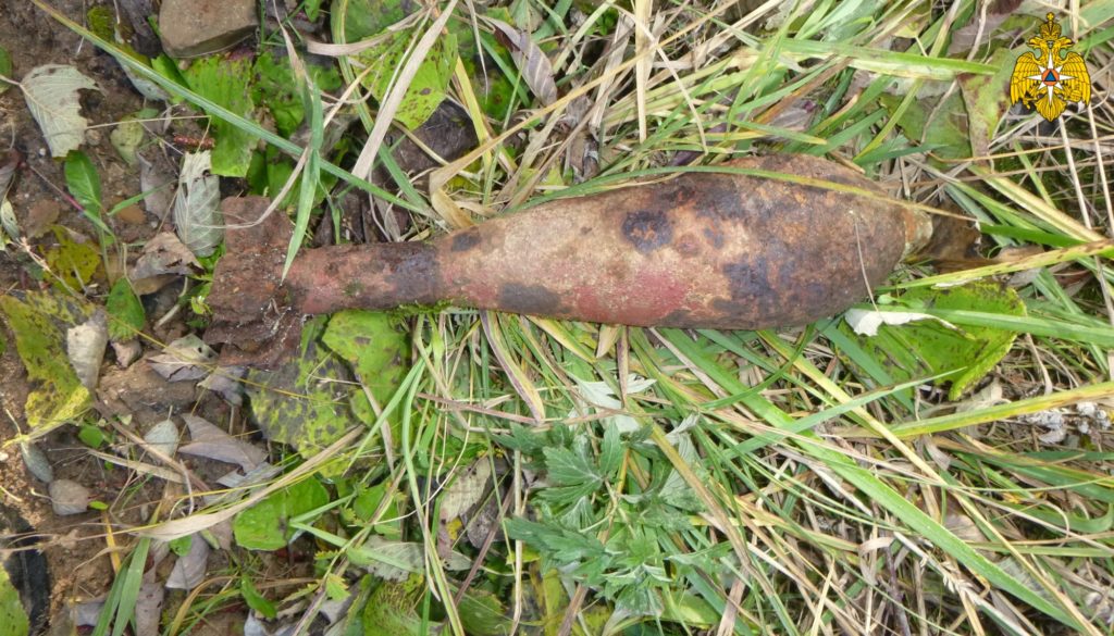 В Тверской области нашли минометную мину времен войны