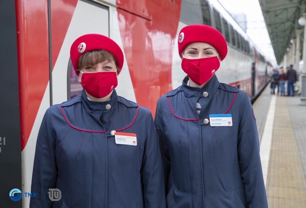 Двухэтажный поезд Москва – Смоленск, собранный в Твери, отправился в первый рейс