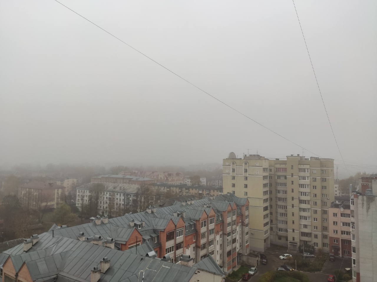 Второй день подряд Тверскую область накрывает густой туман Второй день подряд Тверскую область накрывает густой туман